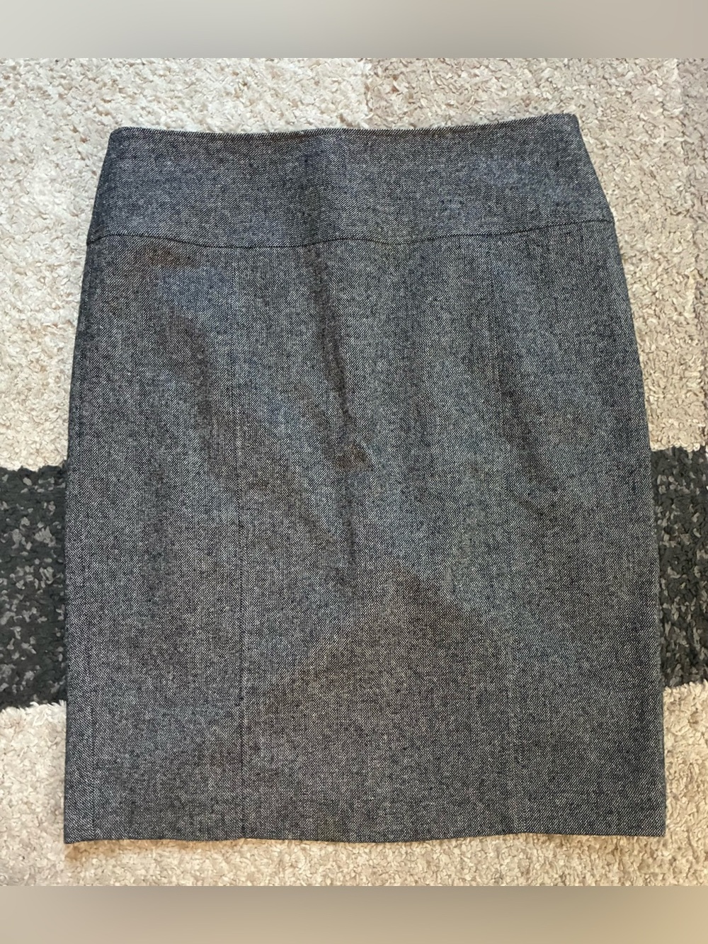 Saks Fifth Avenue Heather Gray Pencil Skirt